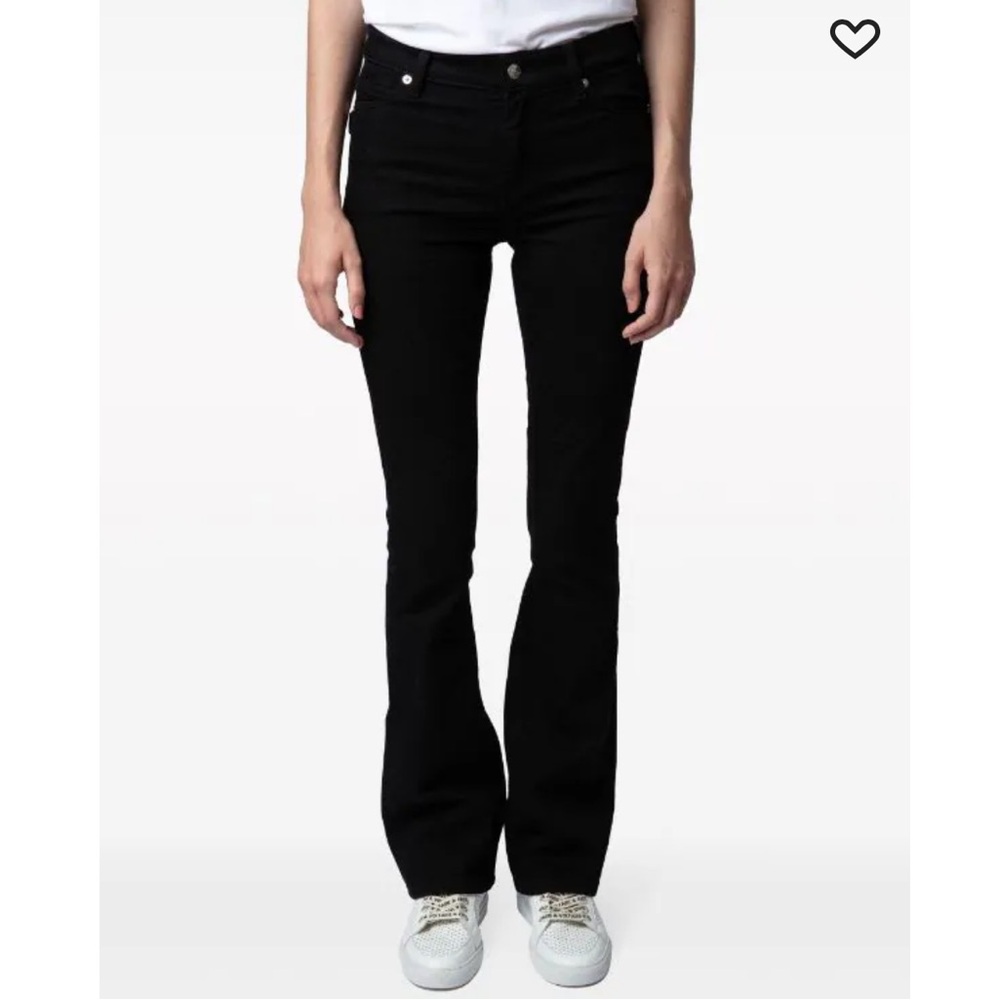 Zadig Voltaire black boot cut eclipse jeans size 27